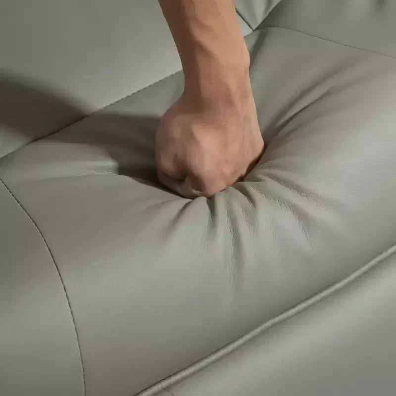 Fauteuil inclinable manuel en similicuir, fauteuil de salon pivotant et réglable avec repose-pieds, accoudoirs et base en bois enveloppée pour salon