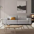 85 Inch Modern 3 Seater Sofa for Living Room, Deep Seat Chenille Couch with Adjustable Wide Armrest & Plush Backrest,Button Tufted Comfy Bedroom Sofa