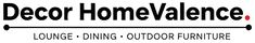 Decor HomeValence Logo 白底黑字
